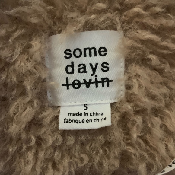 Teddy Bear Light Pink/Nude Coat - Picture 4 of 4